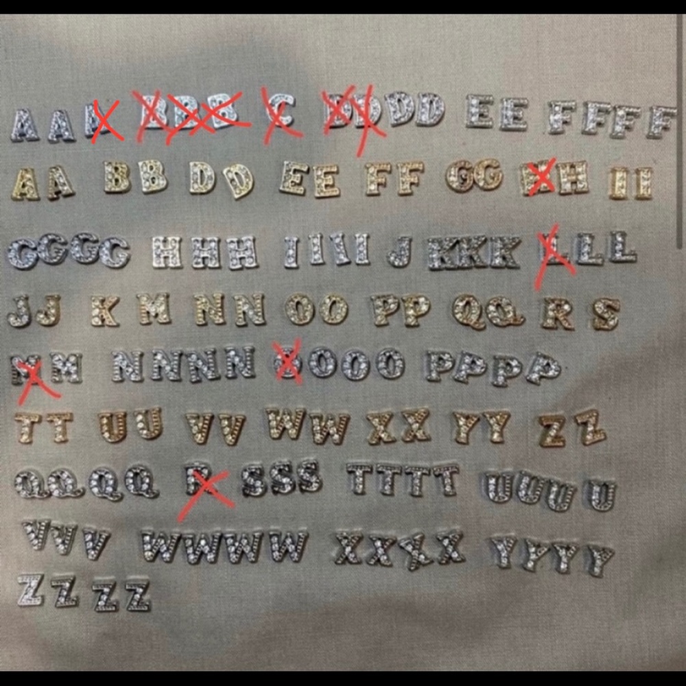 Origami Owl Letter Charms